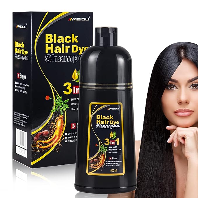 Black Hair Dye Shampoo By Meidu