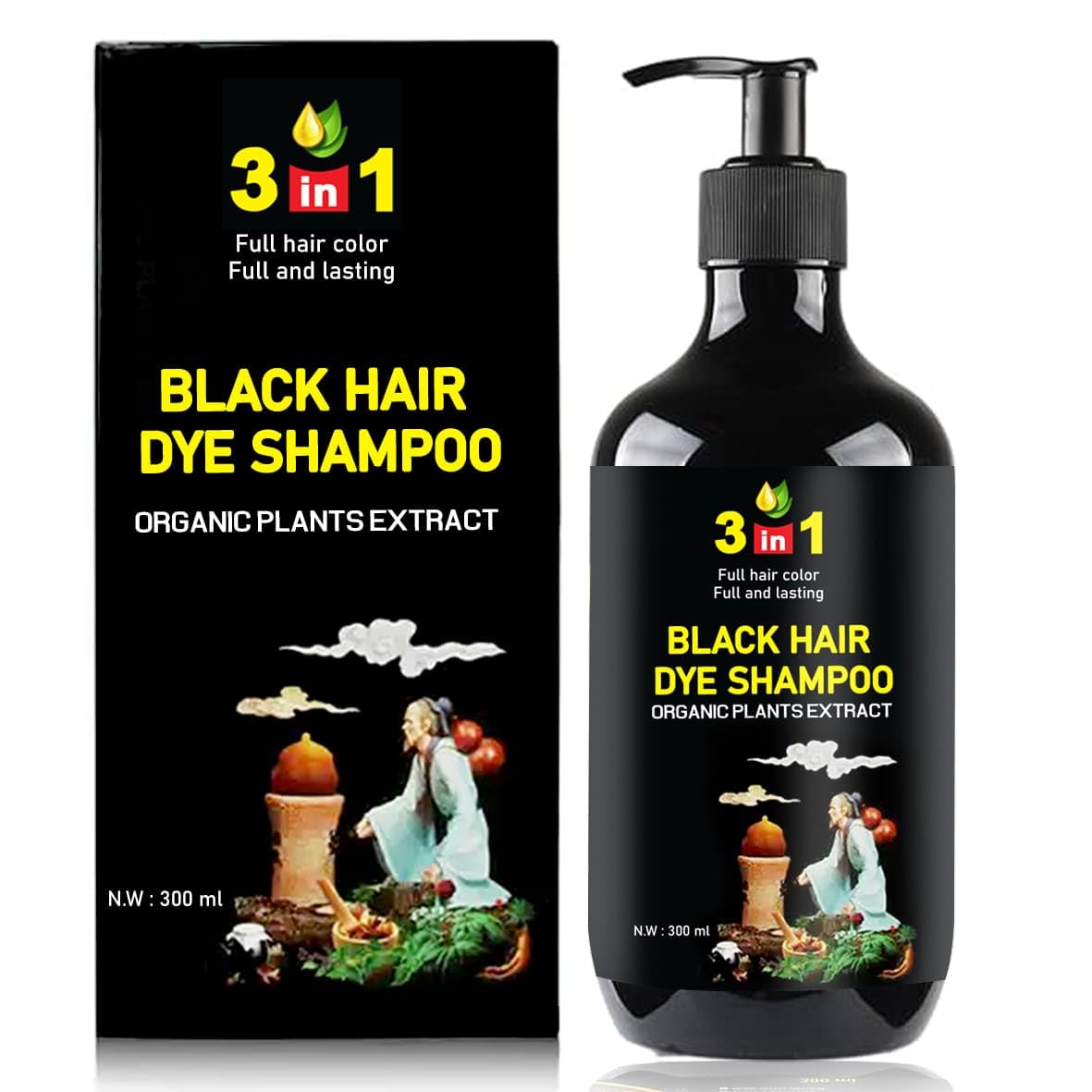 Black Hair Dye Shampoo