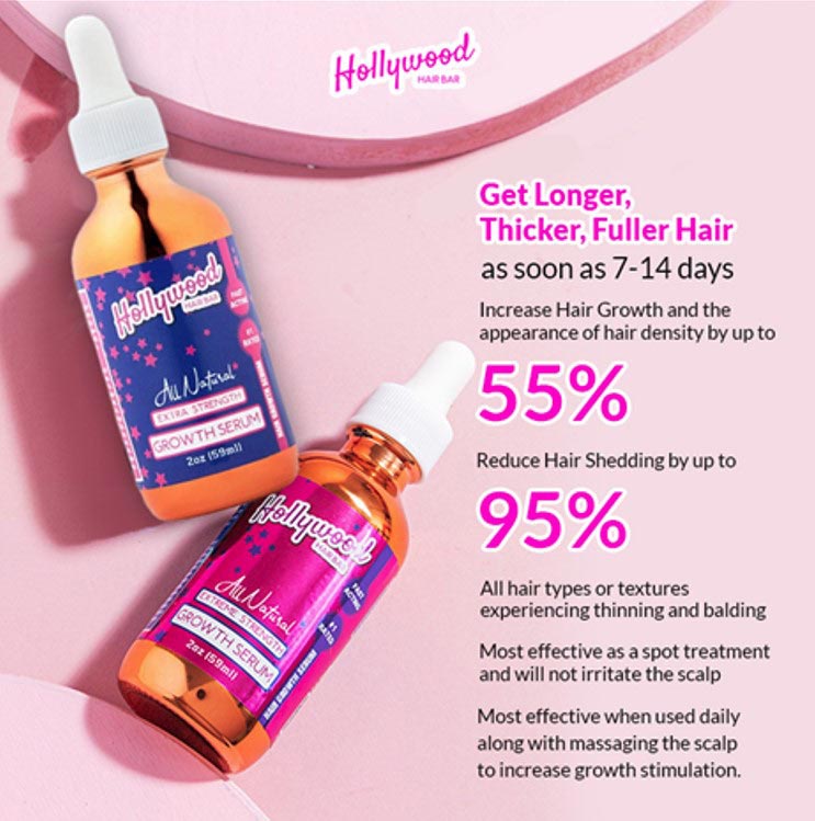 Hollywood Hair Bar Serum 2Oz